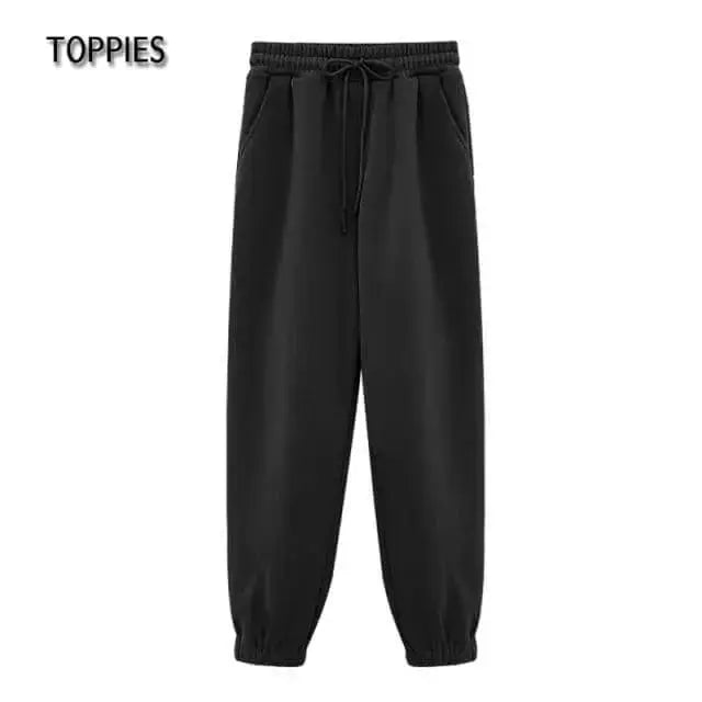 Toppies Womens Tracksuits Hooded Sweatshirts 2021 Autumn Winter Fleece Oversize Hoodies Solid Pullovers Jackets Unisex Couple - Image #10