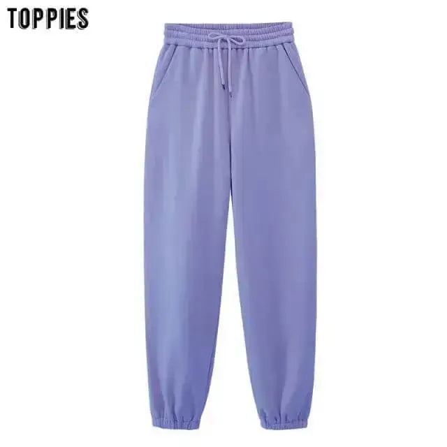 Toppies Womens Tracksuits Hooded Sweatshirts 2021 Autumn Winter Fleece Oversize Hoodies Solid Pullovers Jackets Unisex Couple - Image #7