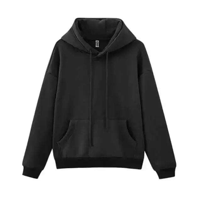 Toppies Womens Tracksuits Hooded Sweatshirts 2021 Autumn Winter Fleece Oversize Hoodies Solid Pullovers Jackets Unisex Couple - Image #36