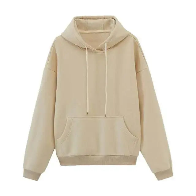 Toppies Womens Tracksuits Hooded Sweatshirts 2021 Autumn Winter Fleece Oversize Hoodies Solid Pullovers Jackets Unisex Couple - Image #18