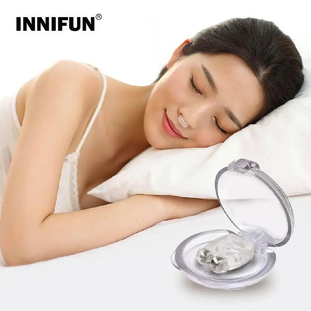 Mini Anti Snoring Snore Stoper Device Silicone Nose Clip Sleep Noise Guard Sleeping Dropshopping Popular - Image #1