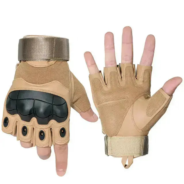 Touch Screen Tactical Gloves PU Leather Army Military Combat Airsoft Sports Cycling Paintball Hunting Full Finger Glove Men - Image #3