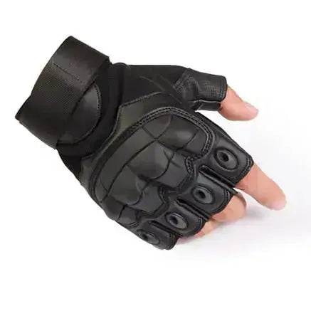Touch Screen Tactical Gloves PU Leather Army Military Combat Airsoft Sports Cycling Paintball Hunting Full Finger Glove Men - Image #4