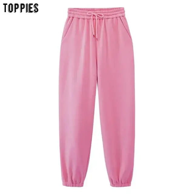 Toppies Womens Tracksuits Hooded Sweatshirts 2021 Autumn Winter Fleece Oversize Hoodies Solid Pullovers Jackets Unisex Couple - Image #26