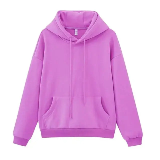 Toppies Womens Tracksuits Hooded Sweatshirts 2021 Autumn Winter Fleece Oversize Hoodies Solid Pullovers Jackets Unisex Couple - Image #16