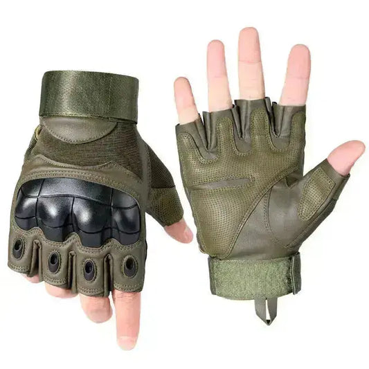 Touch Screen Tactical Gloves PU Leather Army Military Combat Airsoft Sports Cycling Paintball Hunting Full Finger Glove Men - Image #1