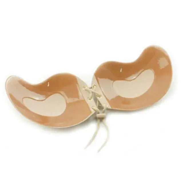 Women Invisible Bra Super Push Up Seamless Self-Adhesive Sticky Wedding Party Front Strapless A B C D Cup Fly Bra - democurrencyconverter 4