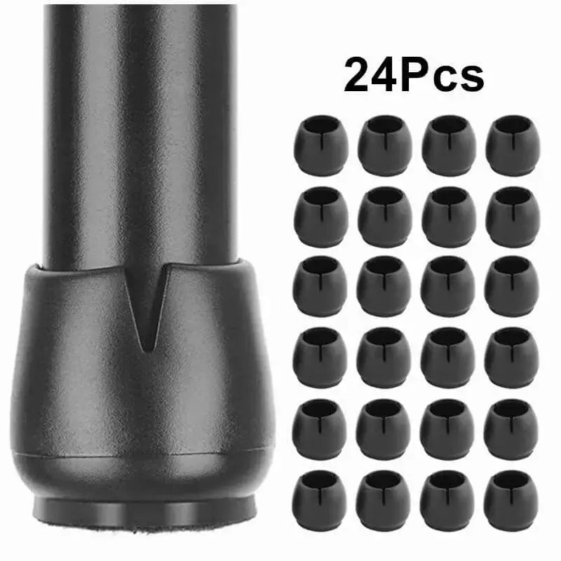 24Pcs Silicone Table Chair Leg Mat Non-slip Floor Chair Rubber Feet Pads Protection Bottom Cover Pads Wood Floor Protector - Image #1