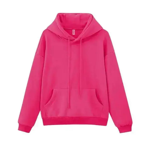 Toppies Womens Tracksuits Hooded Sweatshirts 2021 Autumn Winter Fleece Oversize Hoodies Solid Pullovers Jackets Unisex Couple - Image #6