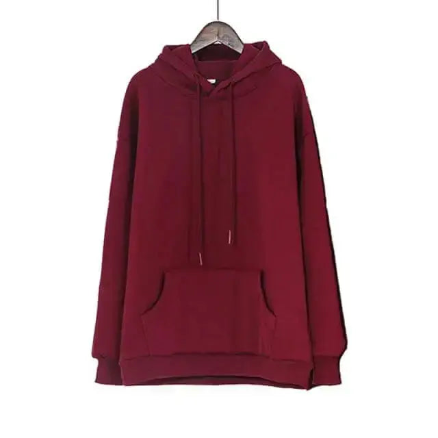 Toppies Womens Tracksuits Hooded Sweatshirts 2021 Autumn Winter Fleece Oversize Hoodies Solid Pullovers Jackets Unisex Couple - Image #5