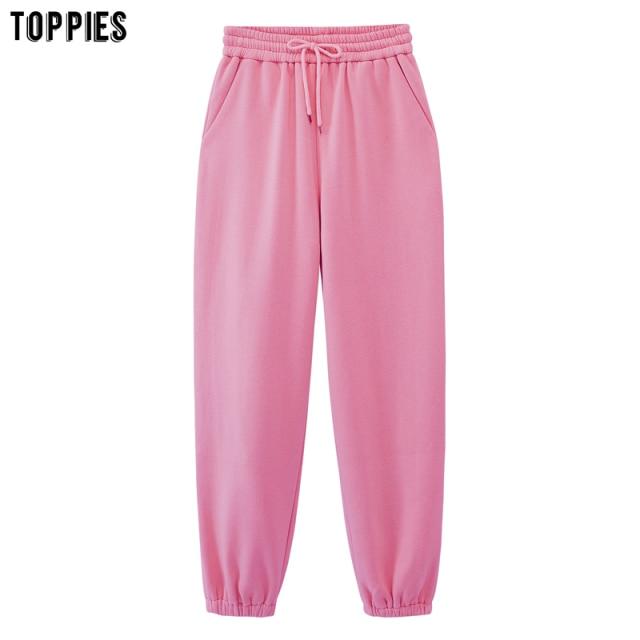 Toppies Womens Tracksuits Hooded Sweatshirts 2021 Autumn Winter Fleece Oversize Hoodies Solid Pullovers Jackets Unisex Couple
